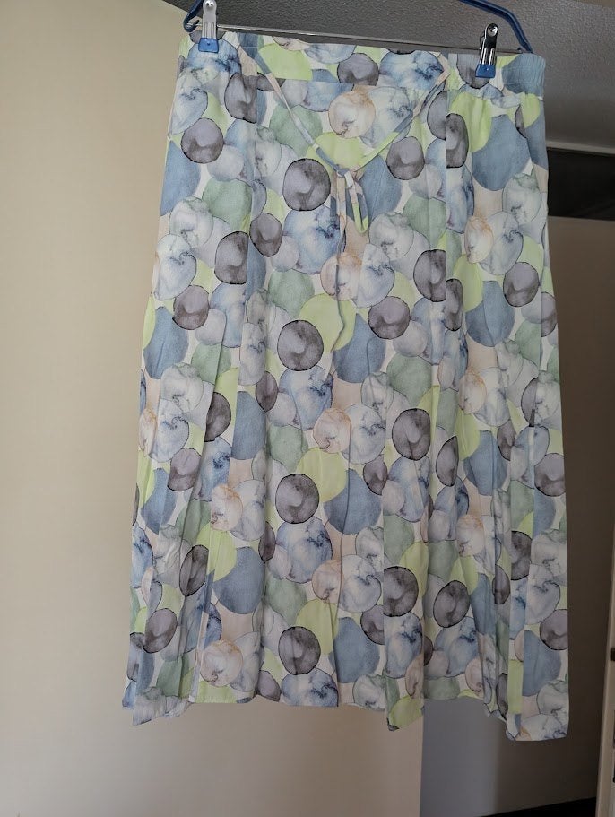 pastelkleurige rok, Blauw, Maat 42/44 (L), Ophalen of Verzenden, Zo goed als nieuw