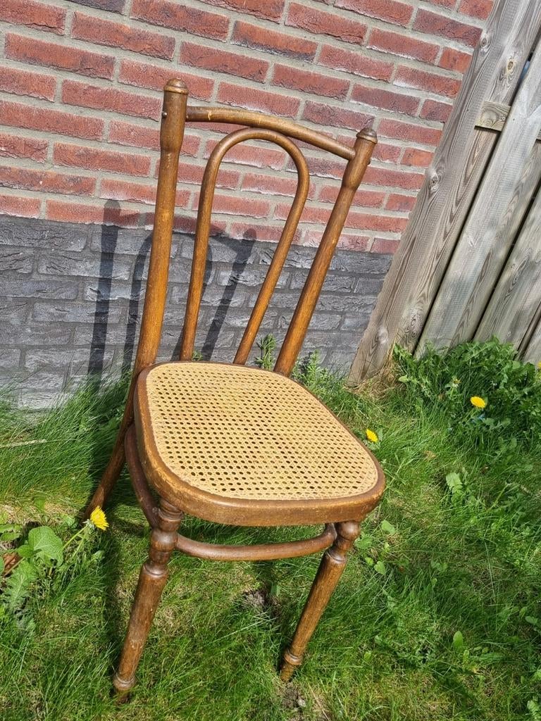 Fischel bentwood cafetaria stoeltje 3/3, Antiek en Kunst, Antiek | Meubels | Stoelen en Banken, Ophalen