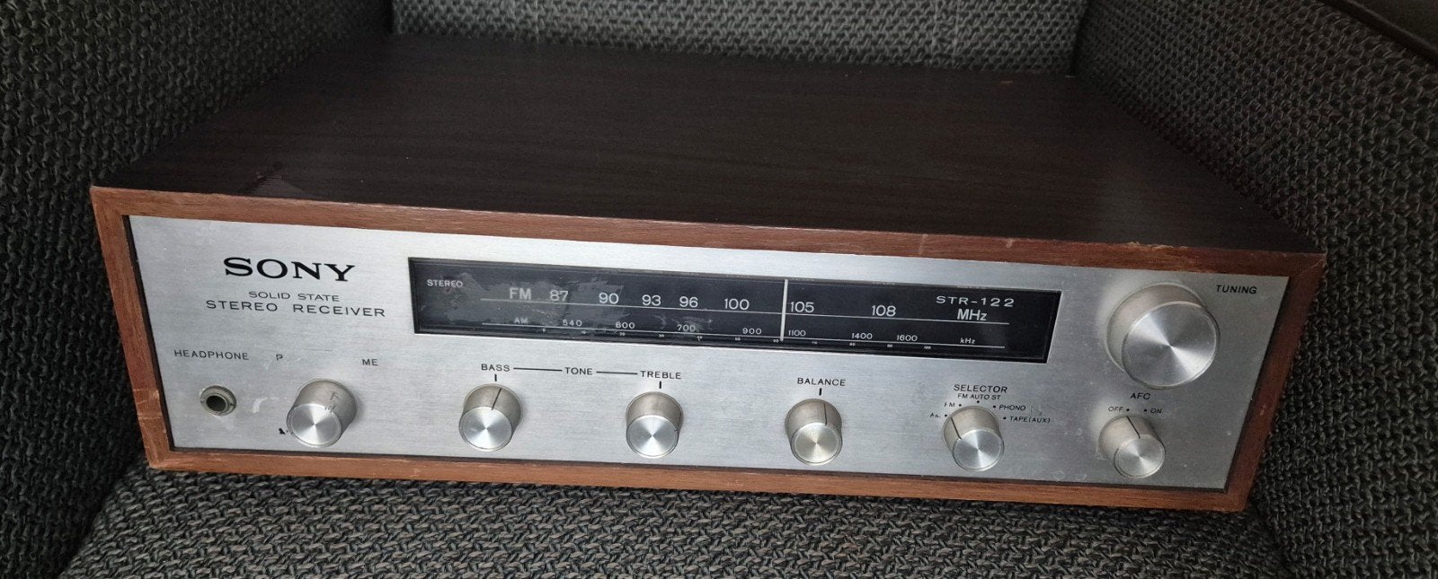 vintage Sony STR‑122 – vintage AM/FM receiver, Ophalen of Verzenden, Gebruikt