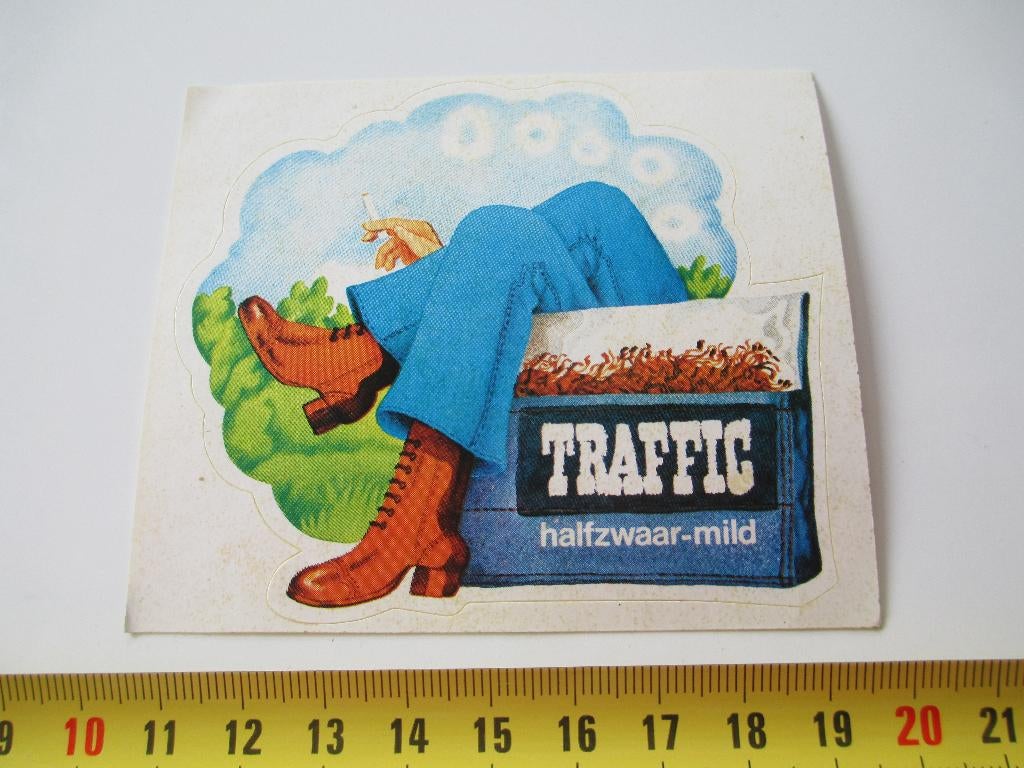 sticker TRAFFIC Halfzwaar mild  Shag, Ophalen, Zo goed als nieuw