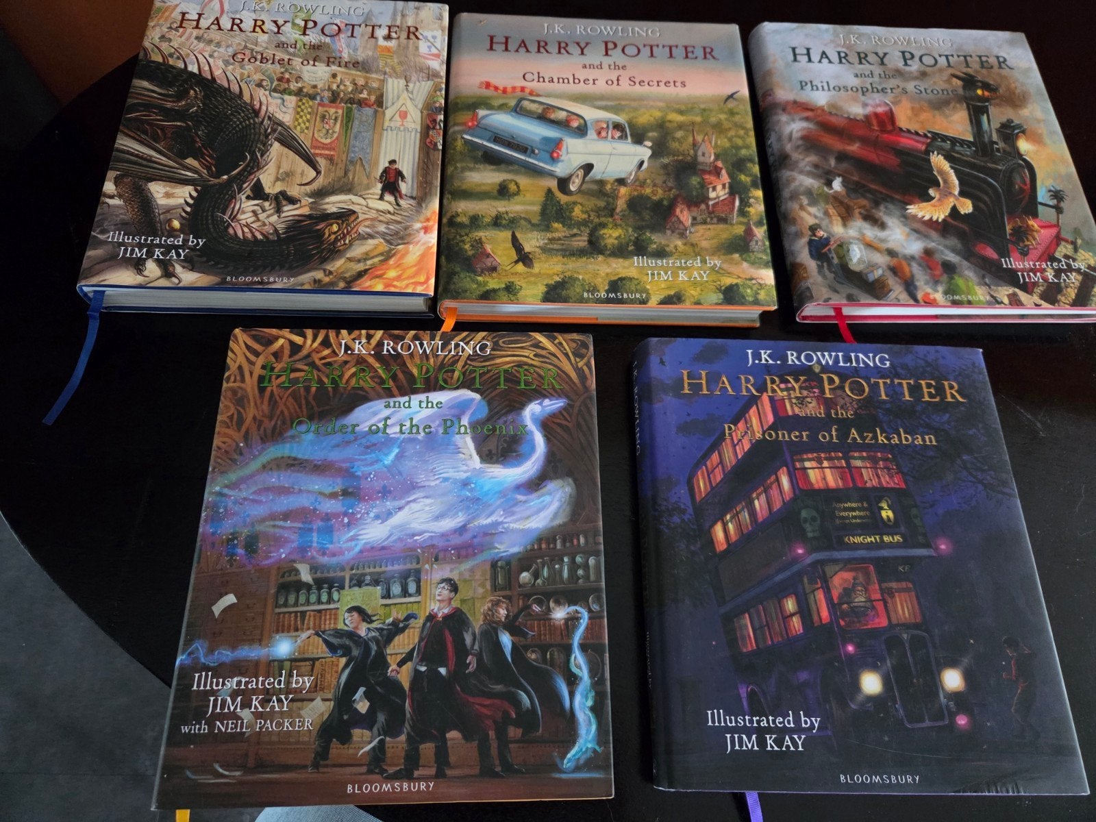Harry Potter 5x hardcover - Illustrated Jim Kay, Ophalen of Verzenden, Zo goed als nieuw