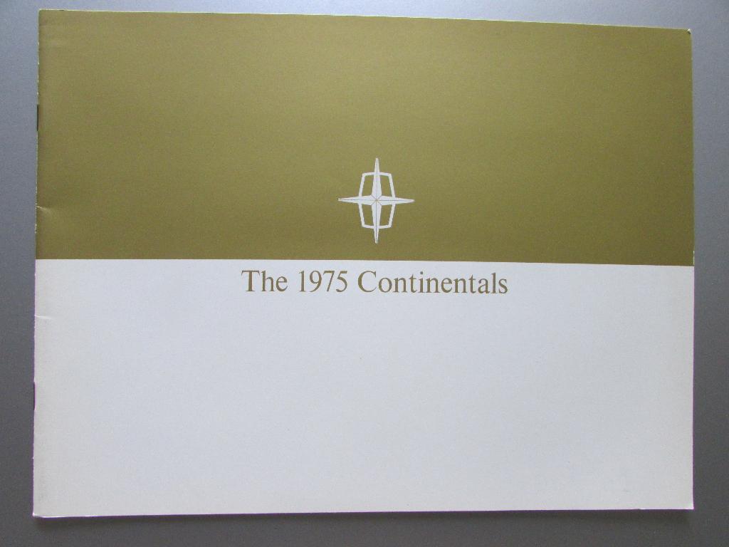 1975 Lincoln Continental en MK IV brochure, Engels, Boeken, Auto's | Folders en Tijdschriften, Ophalen of Verzenden, Zo goed als nieuw