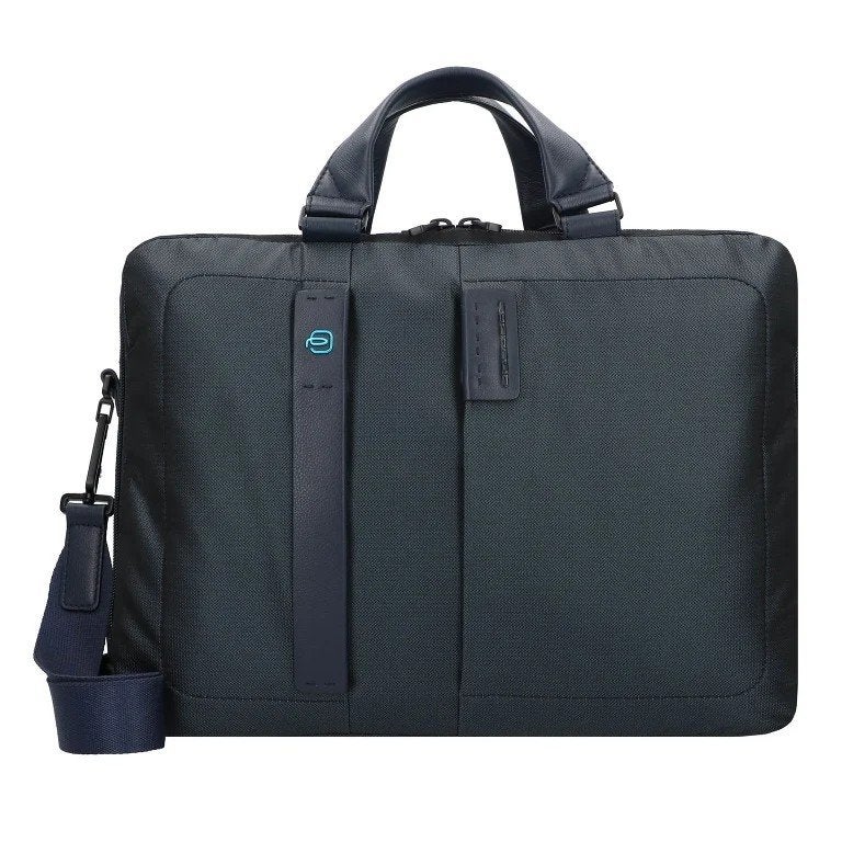 Piquadro P16 laptop tas ZGAN, Computers en Software, Laptoptassen, Ophalen, Aktetas, Zo goed als nieuw, Gevoerd laptopvak