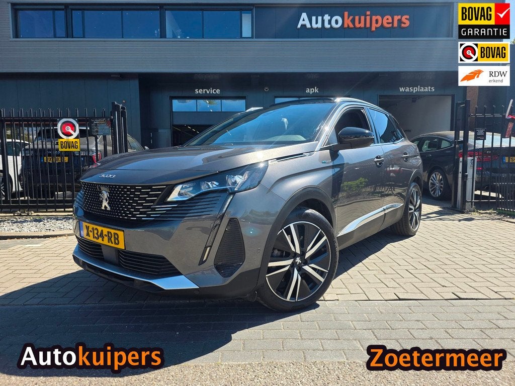 Peugeot 3008 1.6 HYbrid4 300 GT | Met o.a., Auto's, Peugeot, Automaat, 12 maanden, 4 cilinders, Automatische klimaatregeling