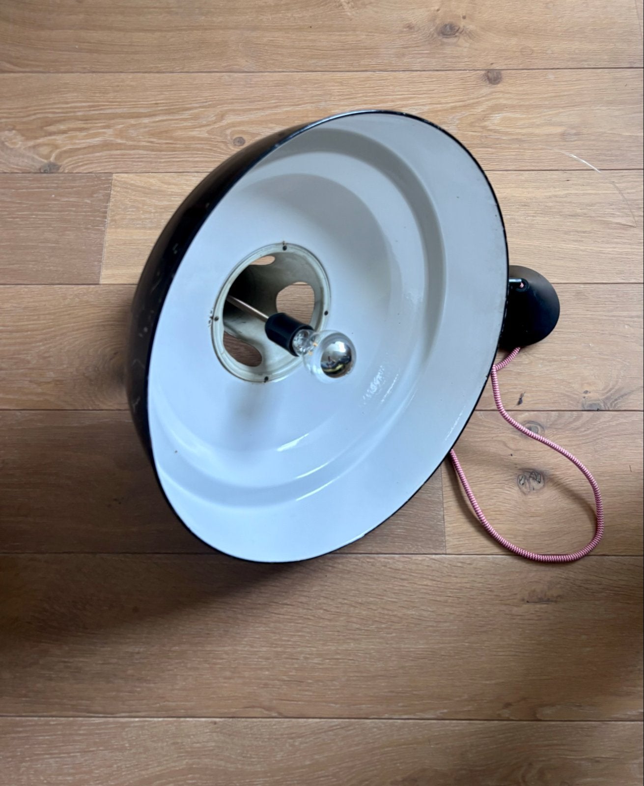 Vintage Leger Plafondlamp - Industriële Stijl, Ophalen
