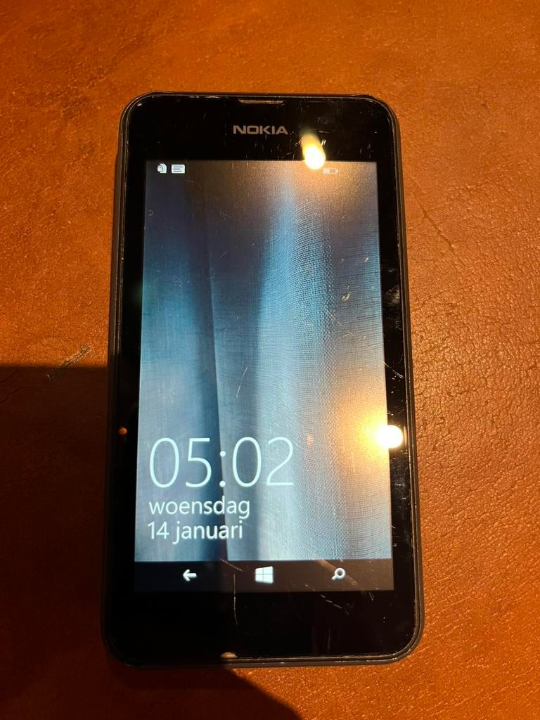 Nokia Lumia 530, in goed functionerende staat., Telecommunicatie, Mobiele telefoons | Nokia, Ophalen of Verzenden, Gebruikt, Zwart