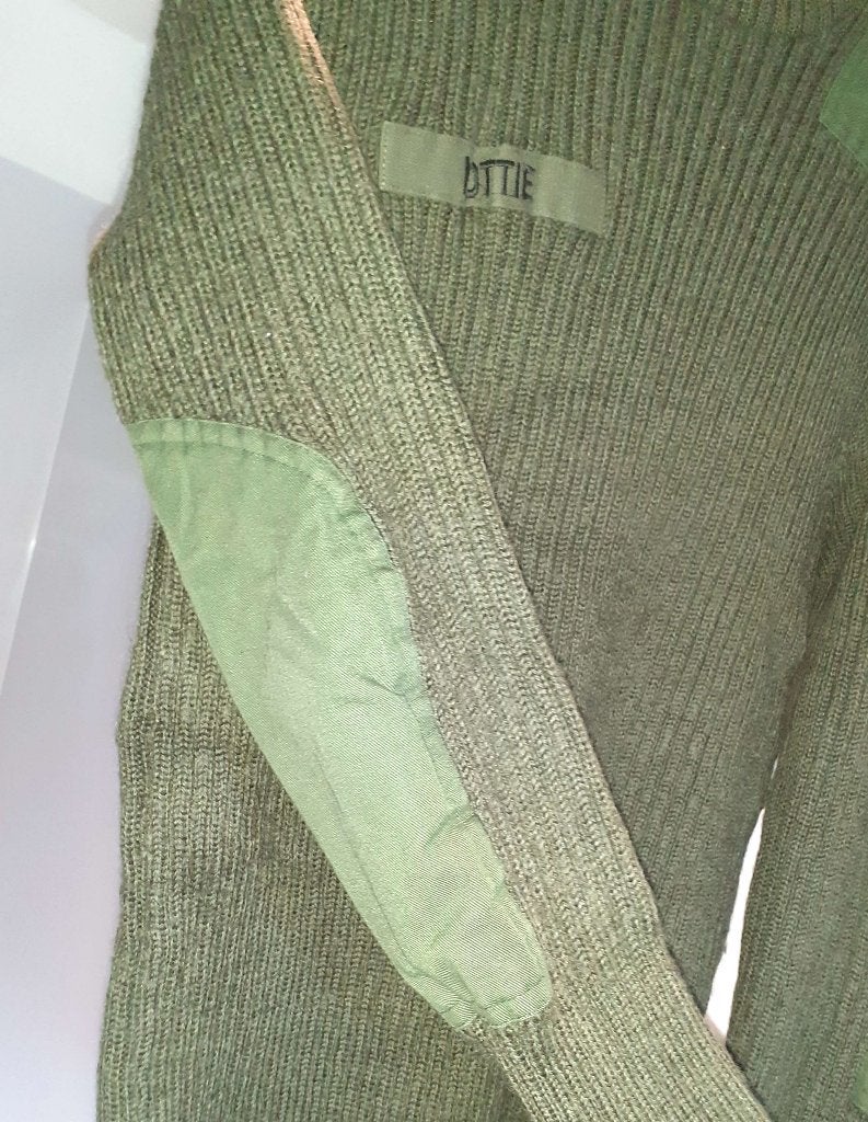 trui heren vintage militaire commando trui kaki S, Ophalen of Verzenden, Nieuw, Maat 46 (S) of kleiner, Groen