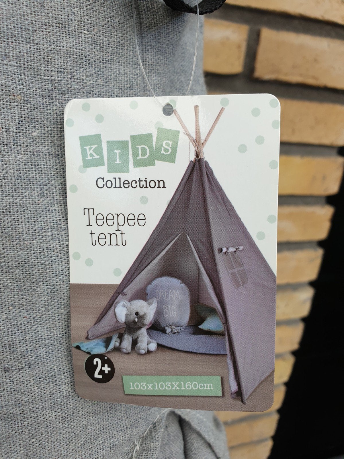 Kids Collection Tipi Speeltent 103x103x160cm, Kinderen en Baby's, Ophalen of Verzenden