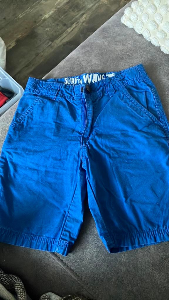 Blauwe korte broek maat 110, Ophalen of Verzenden, Gebruikt, Jongen, Broek