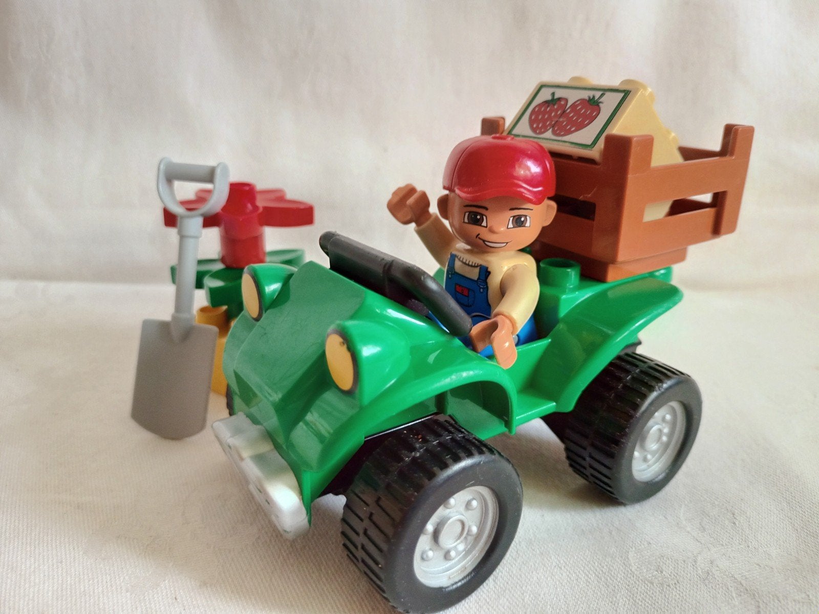 Lego Duplo Ville set 5645 Boerderij Motor Quad Farm Bike, Ophalen of Verzenden, Zo goed als nieuw, Duplo, Complete set