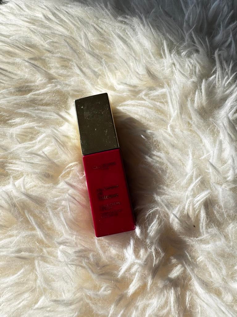 Clarins Lip Comfort Oil Intense 05 Intense Pink, Ophalen of Verzenden, Zo goed als nieuw, Roze, Lippen