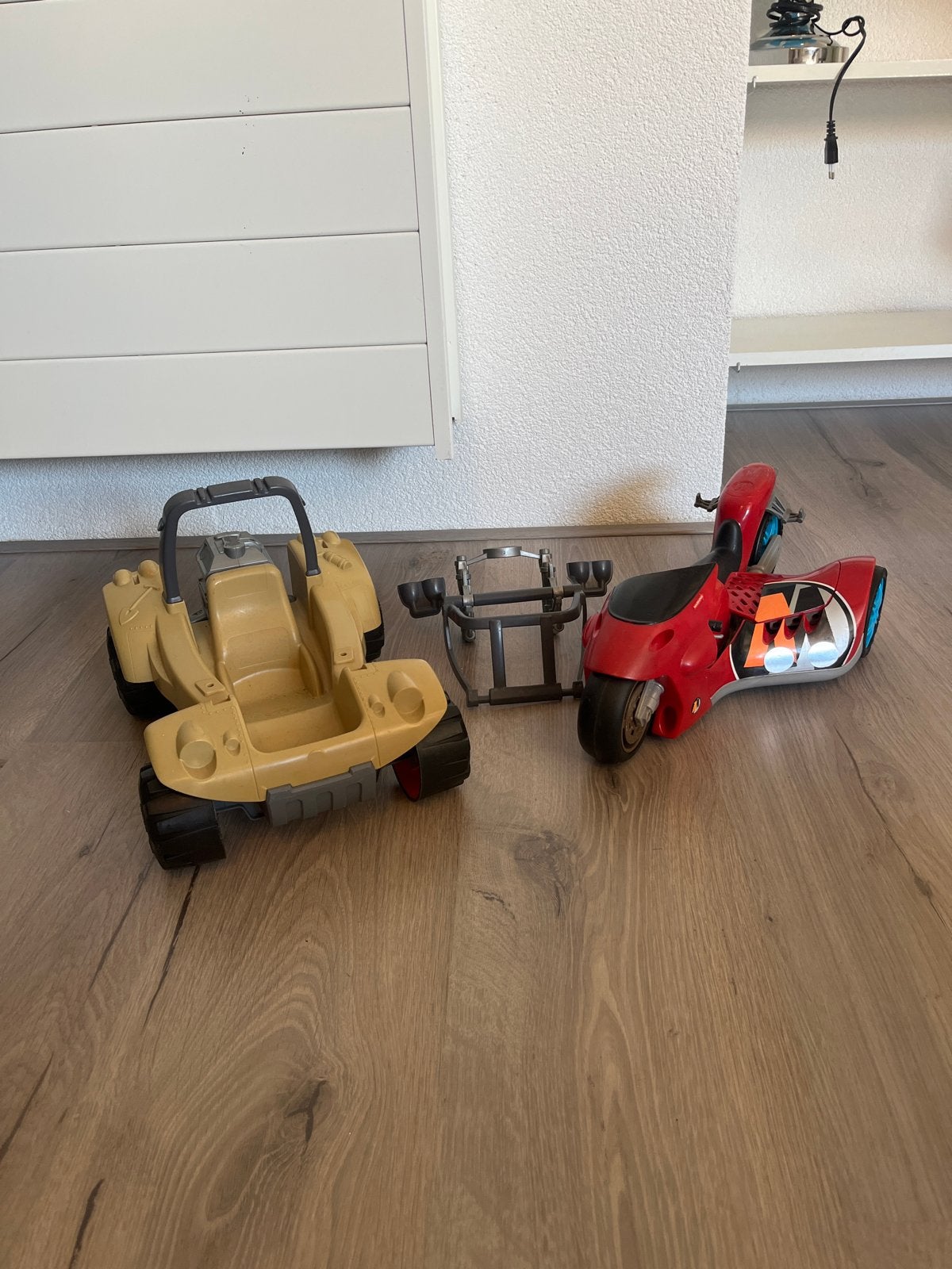 Action Man Voertuigen: Auto, Motor en Jetpack, Ophalen, Gebruikt