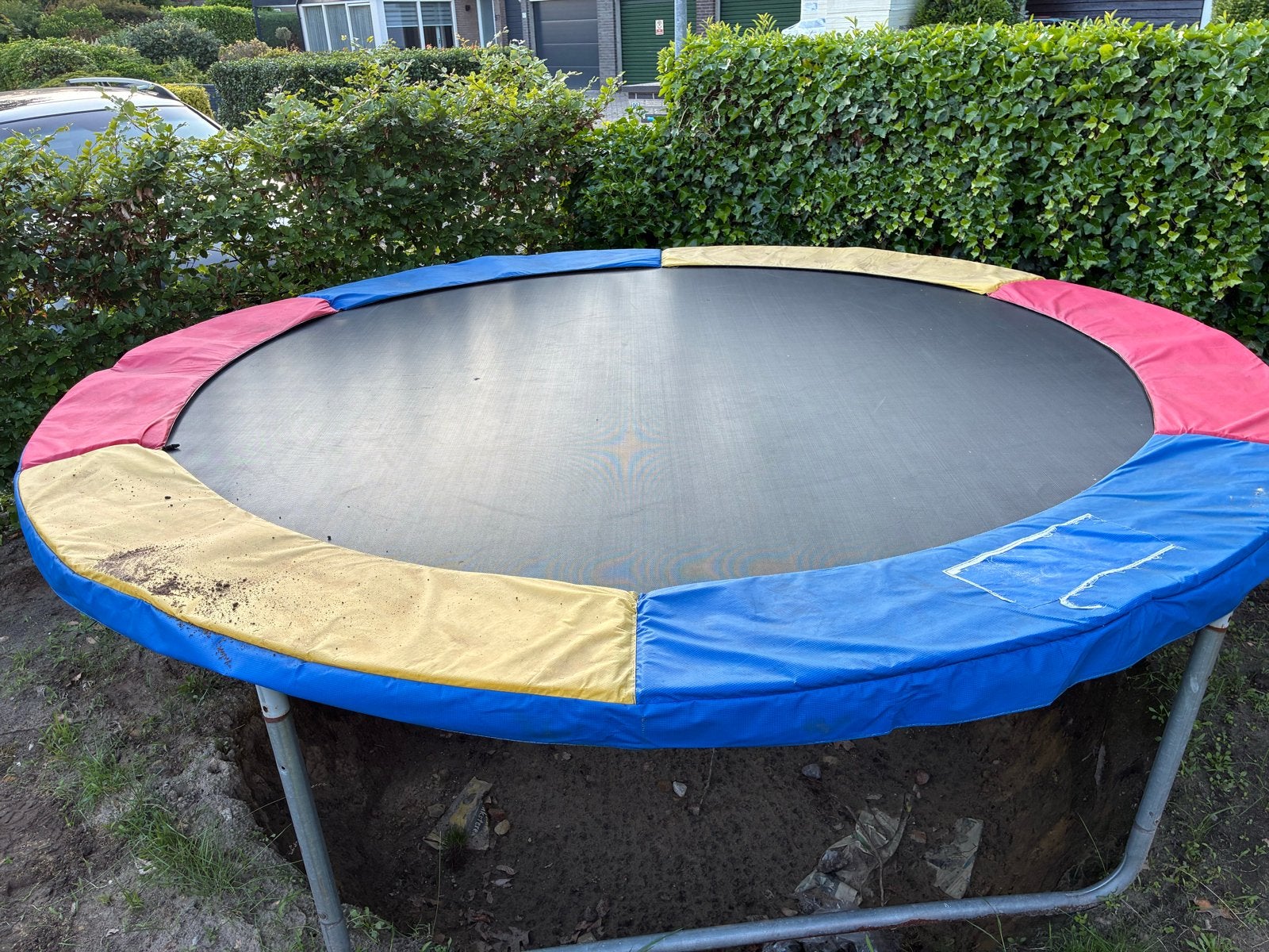 Trampoline 305 cm doorsnede, Ophalen, Gebruikt