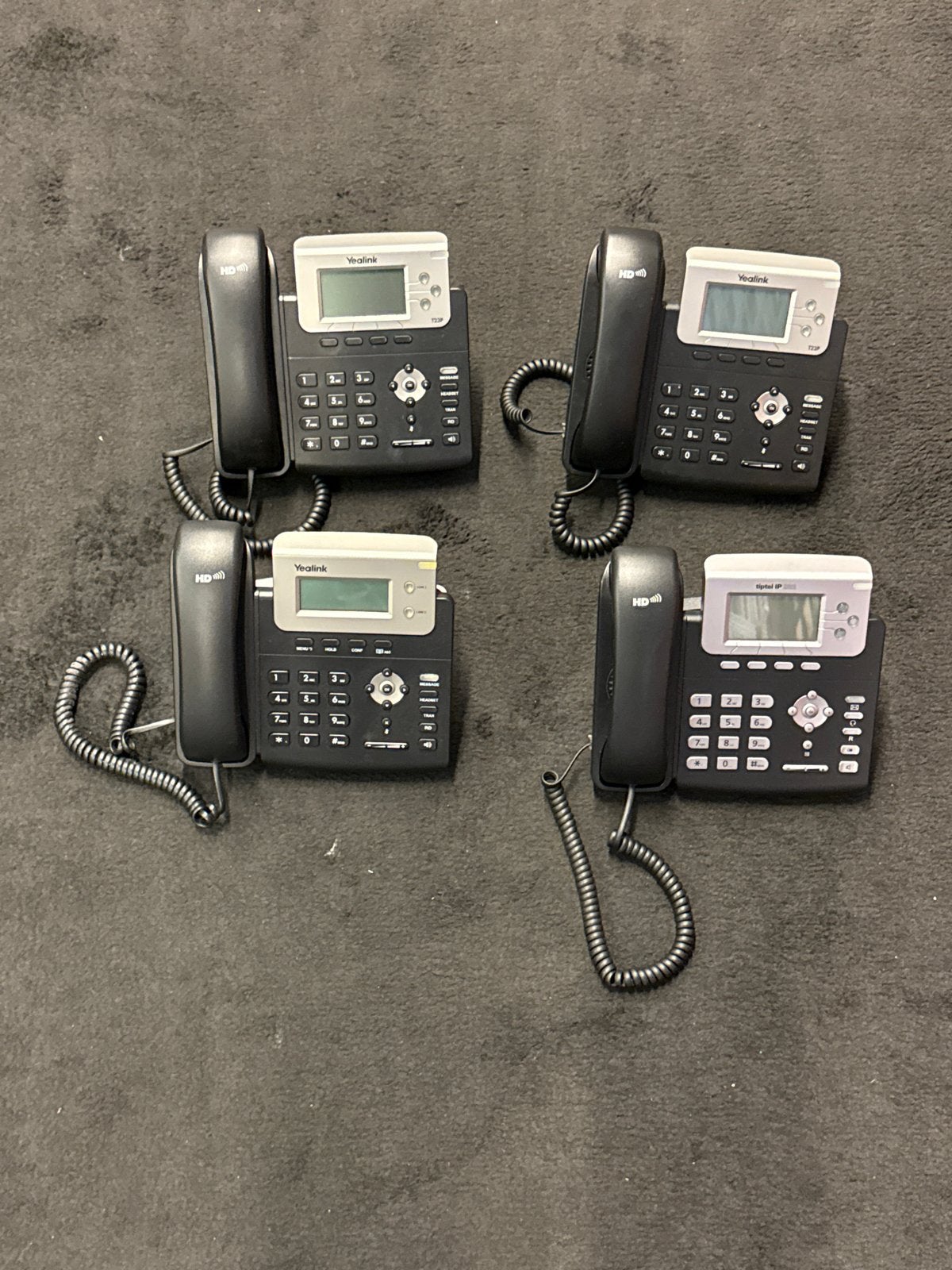 4x Tiptel IP 282 Telefoons - Zakelijk VoIP-telefoon, Ophalen, Gebruikt