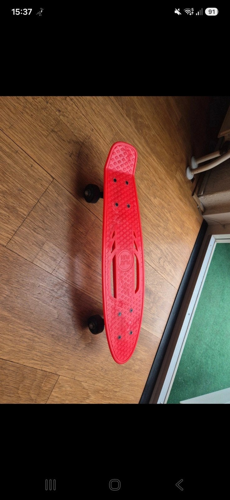 Mini skateboard, Ophalen of Verzenden, Zo goed als nieuw, Skateboard
