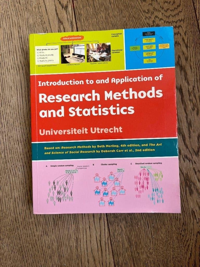 Introduction to Research Methods and Statistics - UU, Ophalen of Verzenden, Zo goed als nieuw, Overige onderwerpen, Beth Morling, Deborah Carr et al.