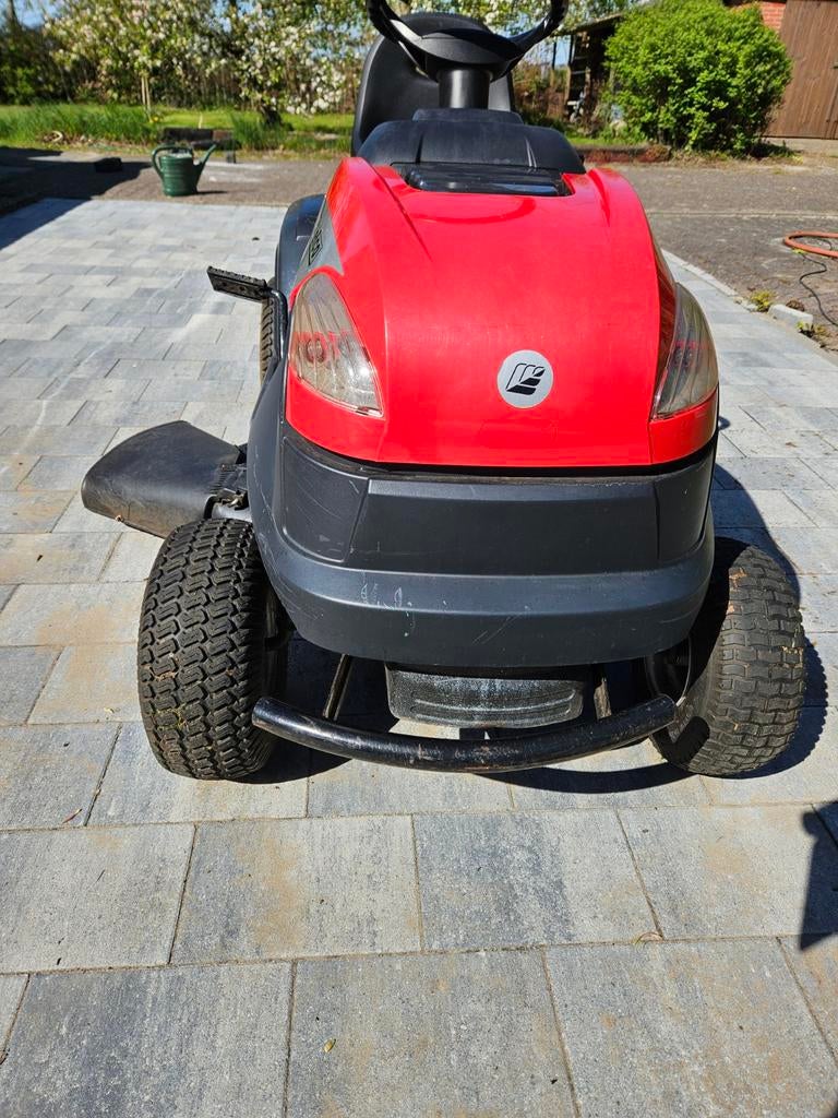 Zitmaaier Efco 18.5pk-107cm incl mulch., Ophalen, Cirkelmaaier, Gebruikt, Benzine-grasmaaier
