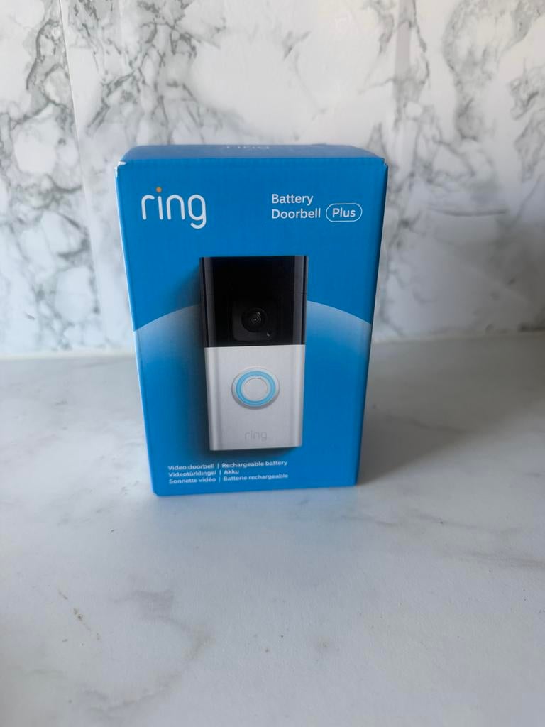 Ring Video Deurbel Plus - Nieuw in doos, Ophalen of Verzenden, Ingebouwde camera, Nieuw, Draadloos