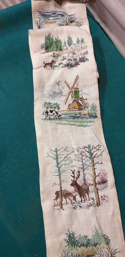 muurhanger geborduurd, Ophalen of Verzenden, 'T Olde Gre-j, Info@toldegrej.nl, Endepoelstraat 20f Didam