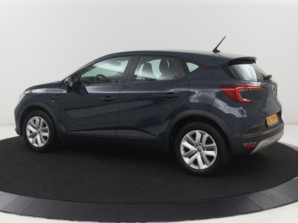 Renault Captur 1.6 E-Tech Hybrid 145 Intens | SOH 85,4% | Ca, Gebruikt, Euro 6, Blauw, Leder en Stof