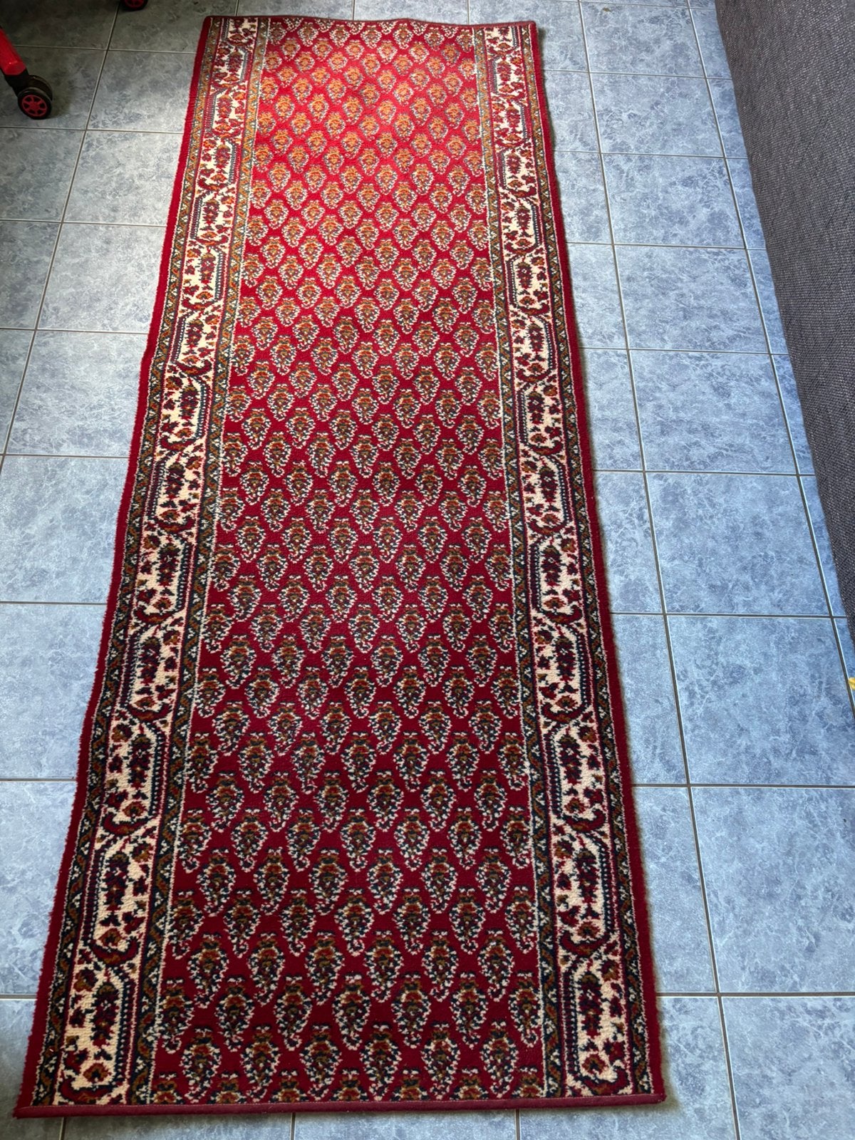 Vloerkleed model loper 200x72 cm nu voor 65 euro koopje, 200 cm of meer, Zo goed als nieuw, Rechthoekig, 50 tot 100 cm