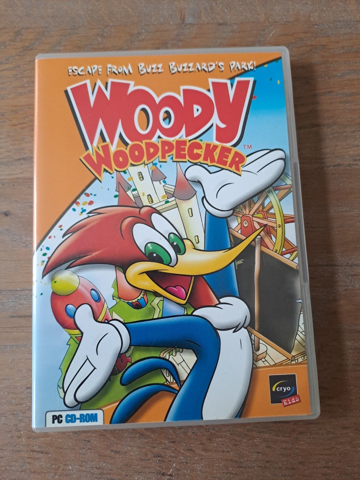 Woody Woodpecker: Escape from Buzz Buzzard's Park! PC CD-ROM, Spelcomputers en Games, Games | Pc, 1 speler, Ophalen of Verzenden