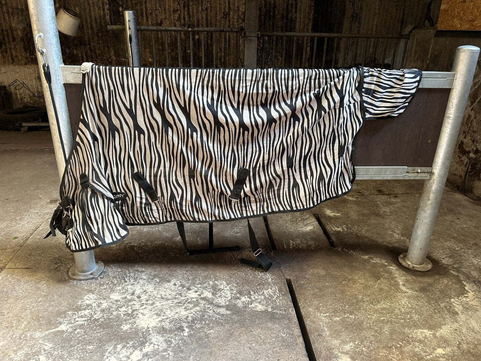 Pagony zebra  vliegen deken, Full (L), Ophalen of Verzenden, Gebruikt, Deken