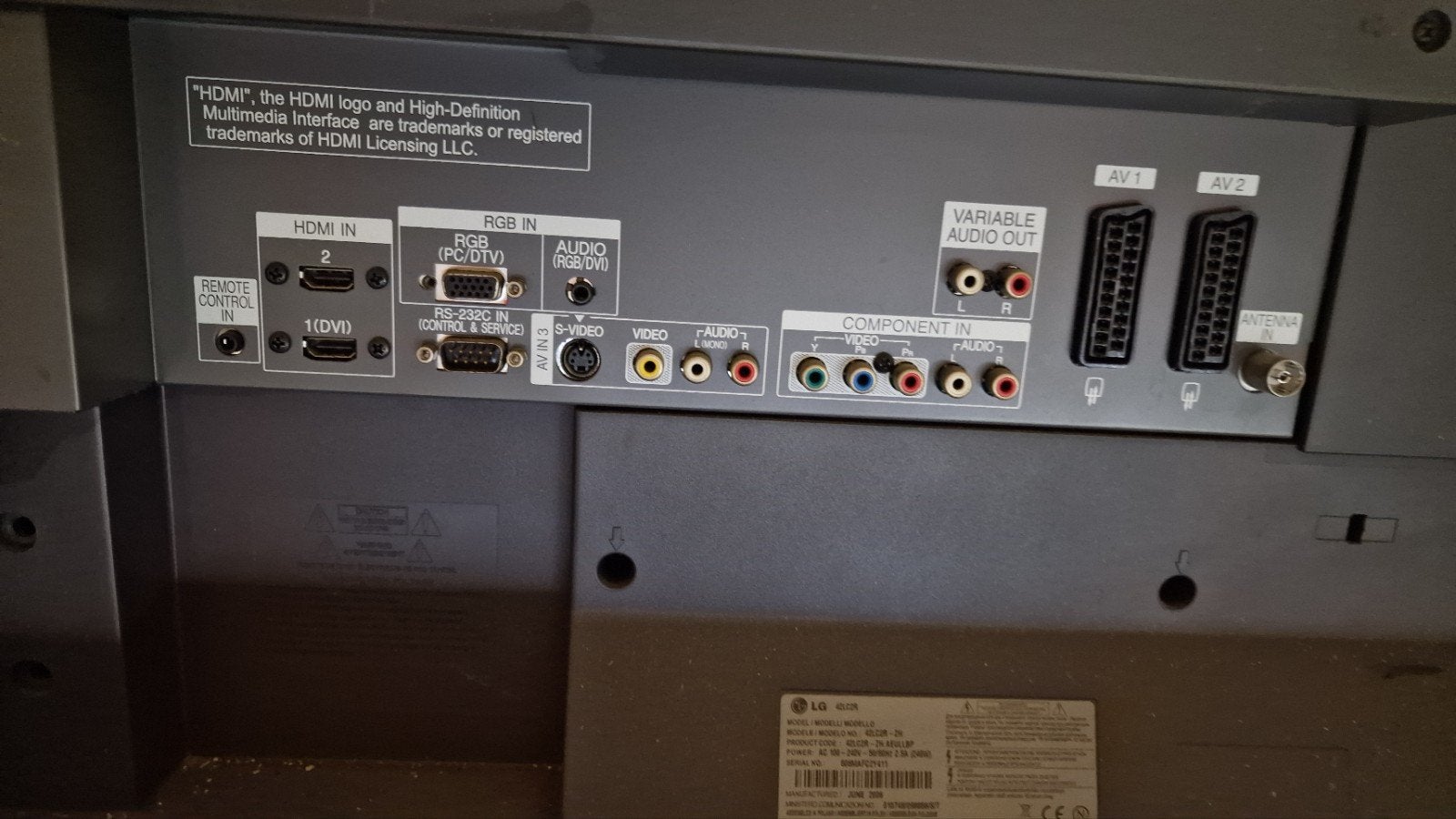 LG LCD TV - 80 tot 100 cm - Gebruikt, Ophalen, Gebruikt, 50 Hz, 80 tot 100 cm