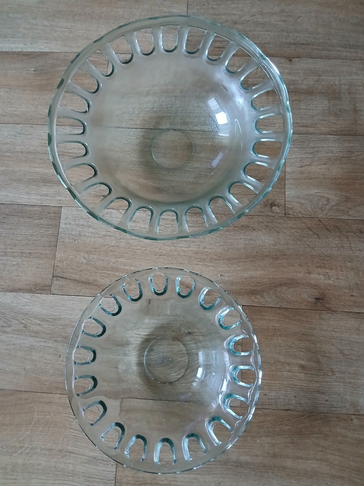 Schaal 2 st, Ophalen of Verzenden, Nieuw, Rond, Glas