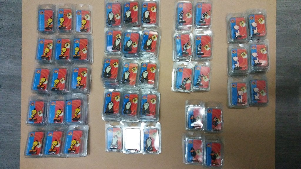 Looney Tunes metalen figuren 171 stuks Daffy Bugs Tweety Taz, Ophalen of Verzenden, Zo goed als nieuw