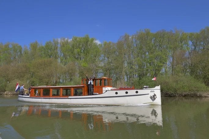 Unieke Custom Bakdekker Salonboot - Woonboot & Rondvaart, Watersport en Boten, Motorboten en Motorjachten, Gebruikt, Staal, Diesel