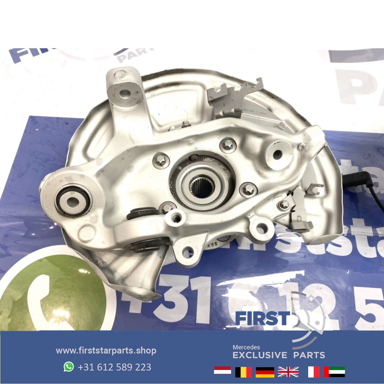 W205 C63 C63s AMG FUSEE WIELLAGER LINKS + RECHTS ACHTER SET, Auto-onderdelen, Ophanging en Onderstel, Gebruikt, -, Ophalen of Verzenden