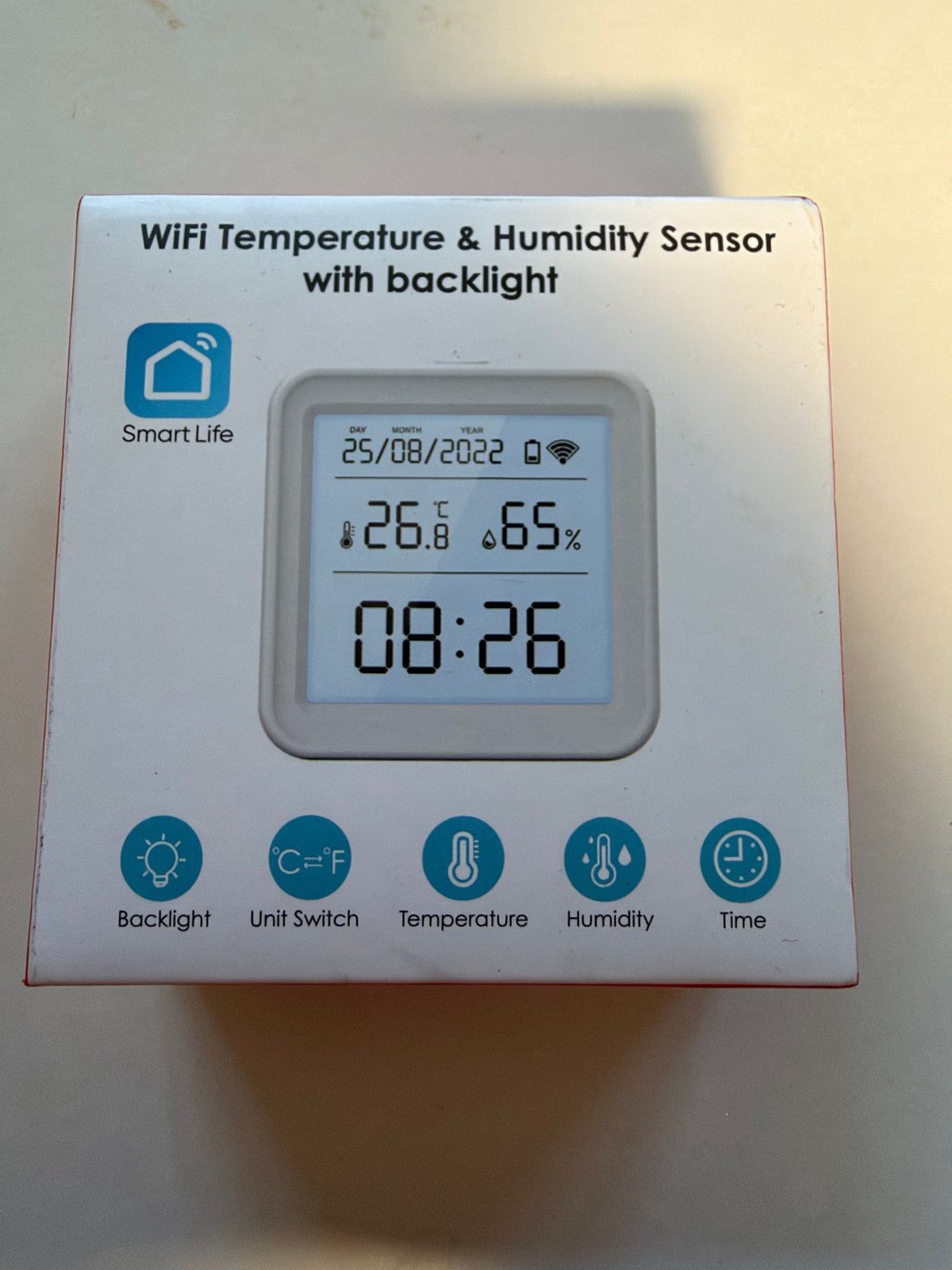 Nieuwe WiFi Temperatuur & Vochtigheid Sensor met Smart Life, Ophalen of Verzenden, Nieuw