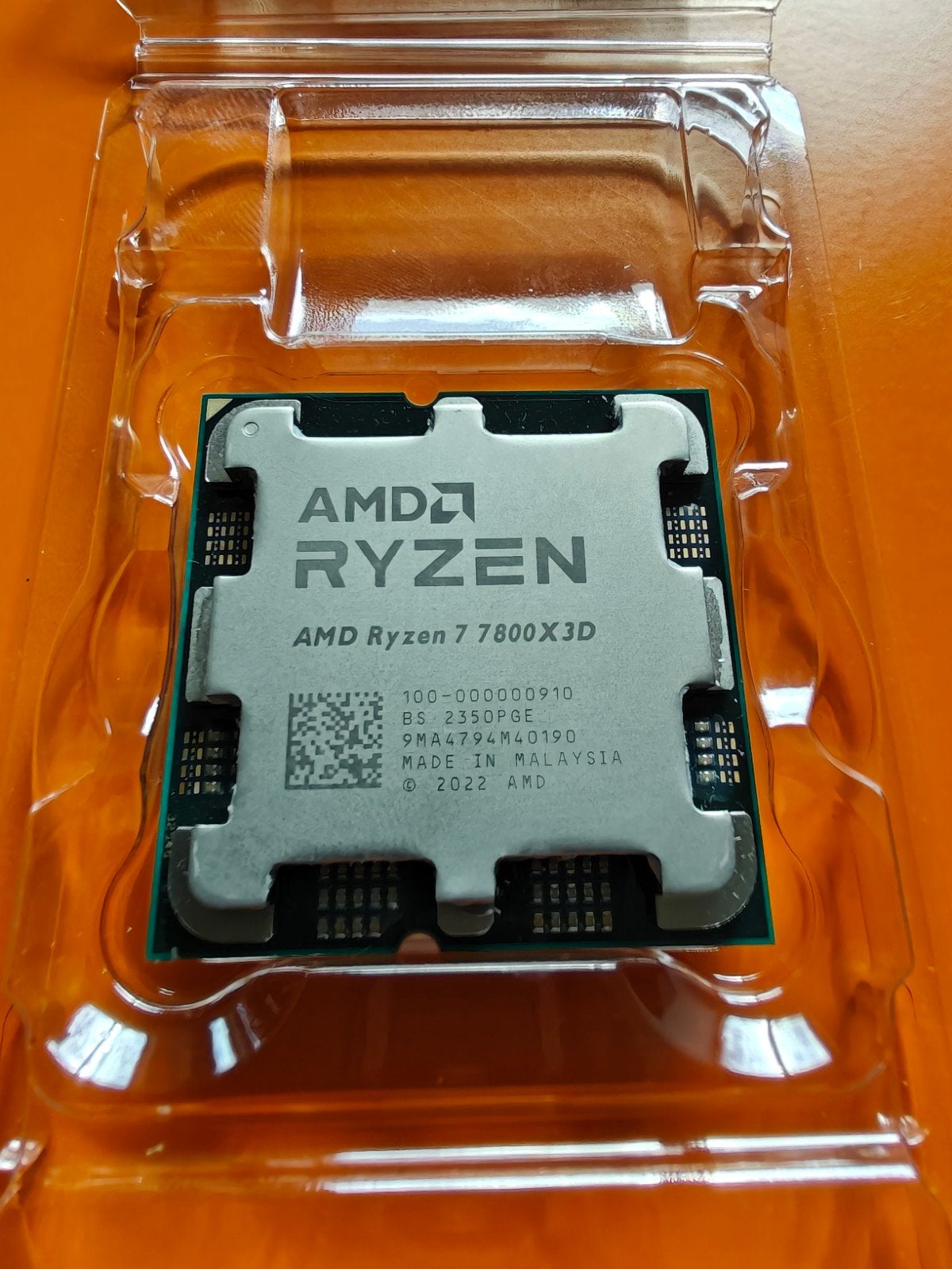 AMD RYZEN 7800X3D zo goed als nieuw, Ophalen of Verzenden, Zo goed als nieuw