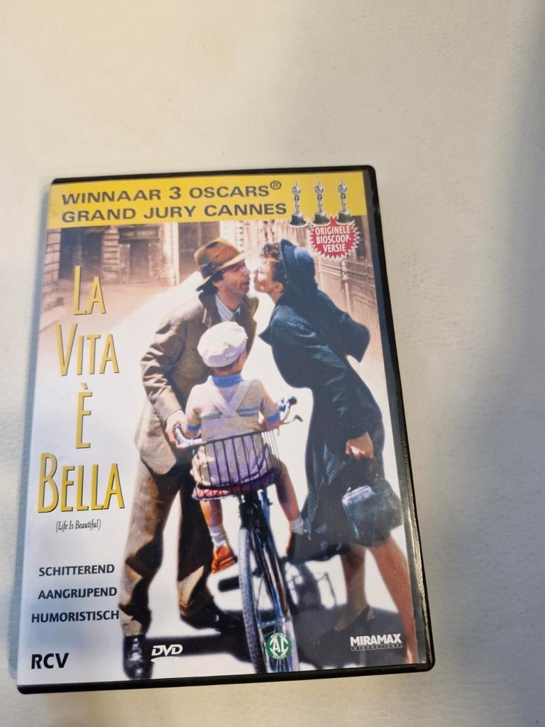 La Vita è Bella (Life is Beautiful) DVD - Oscarwinnaar, Vanaf 12 jaar, Ophalen of Verzenden, Gebruikt, Waargebeurd drama
