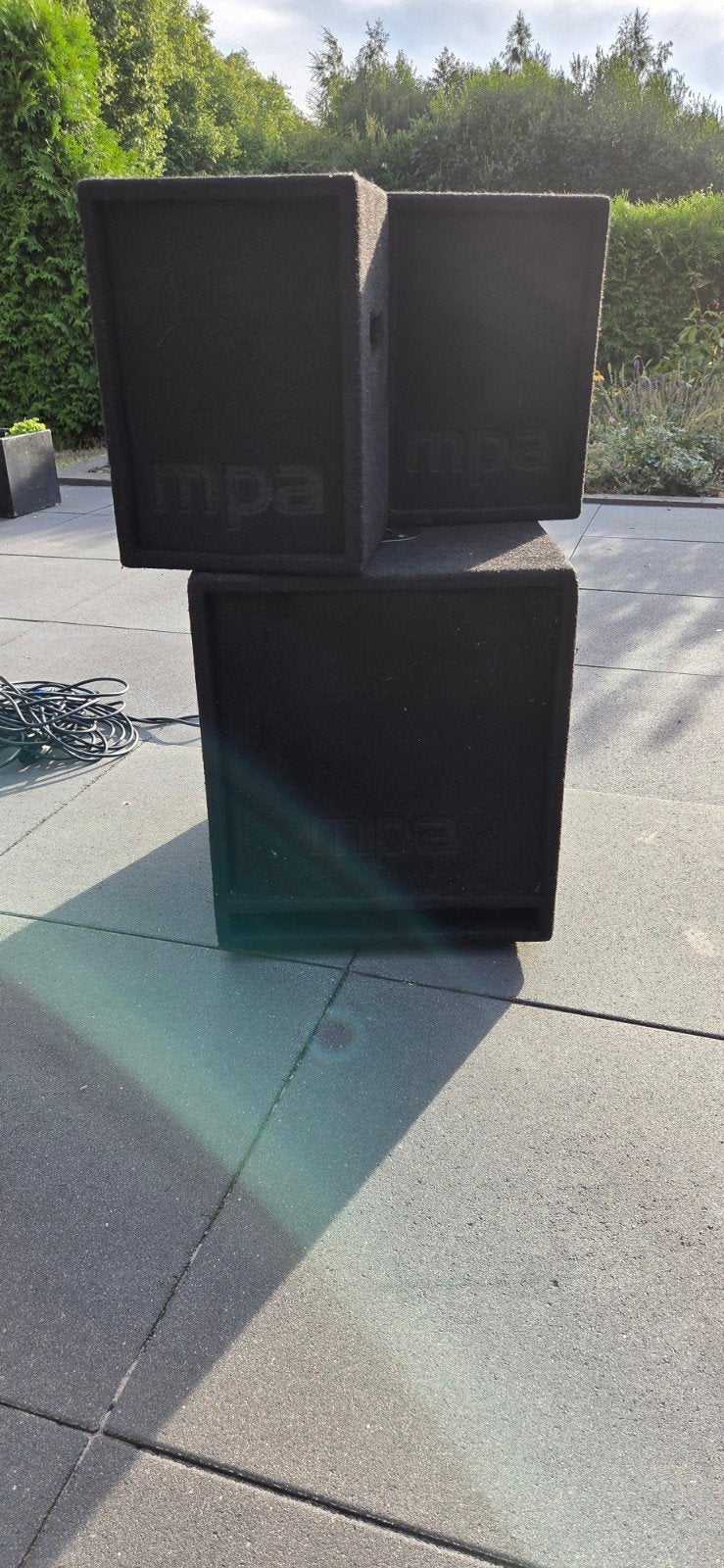 MPA M.I.L.L.Y. MKII PA Active Systeem met subwoofer, Audio, Tv en Foto, Luidsprekers, Gebruikt, Inclusief kabels, Speakerset, Ophalen