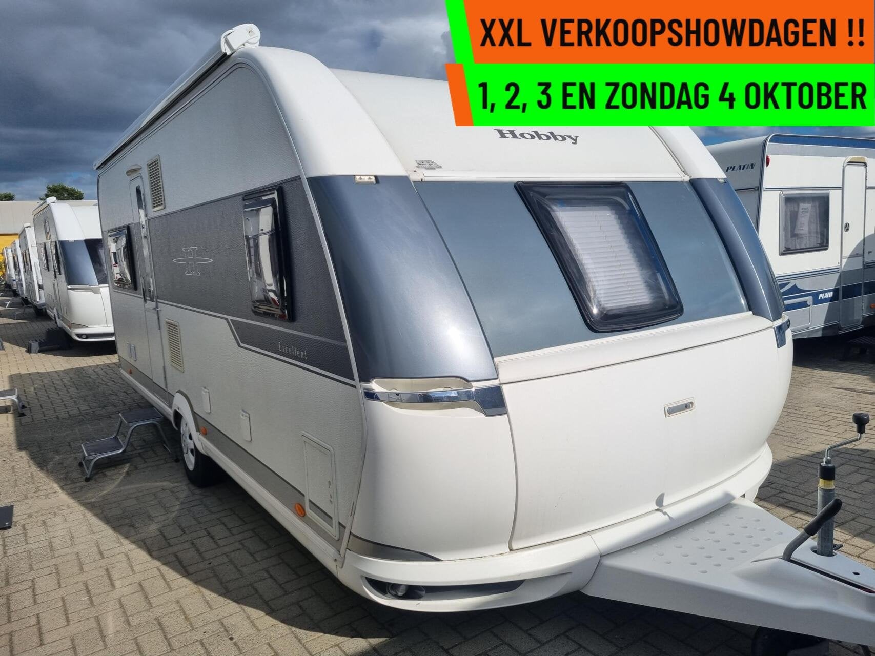 Hobby 560 - XXL VERKOOPSHOW 1,2,3 & 4 OKT. 10-17 UUR, Rondzit, Hobby, 7 tot 8 meter, Bedrijf