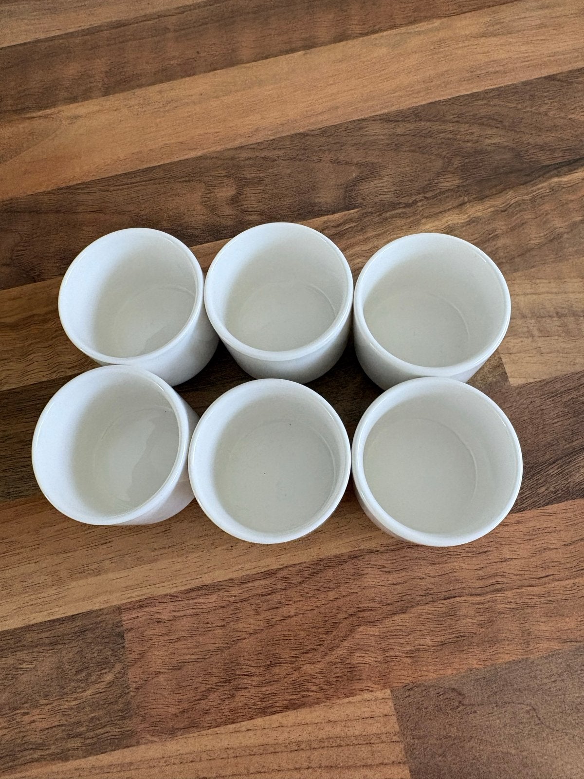 Set van 6 HEMA porseleinen eierdoppen, Ophalen, Hema, Modern, Porselein