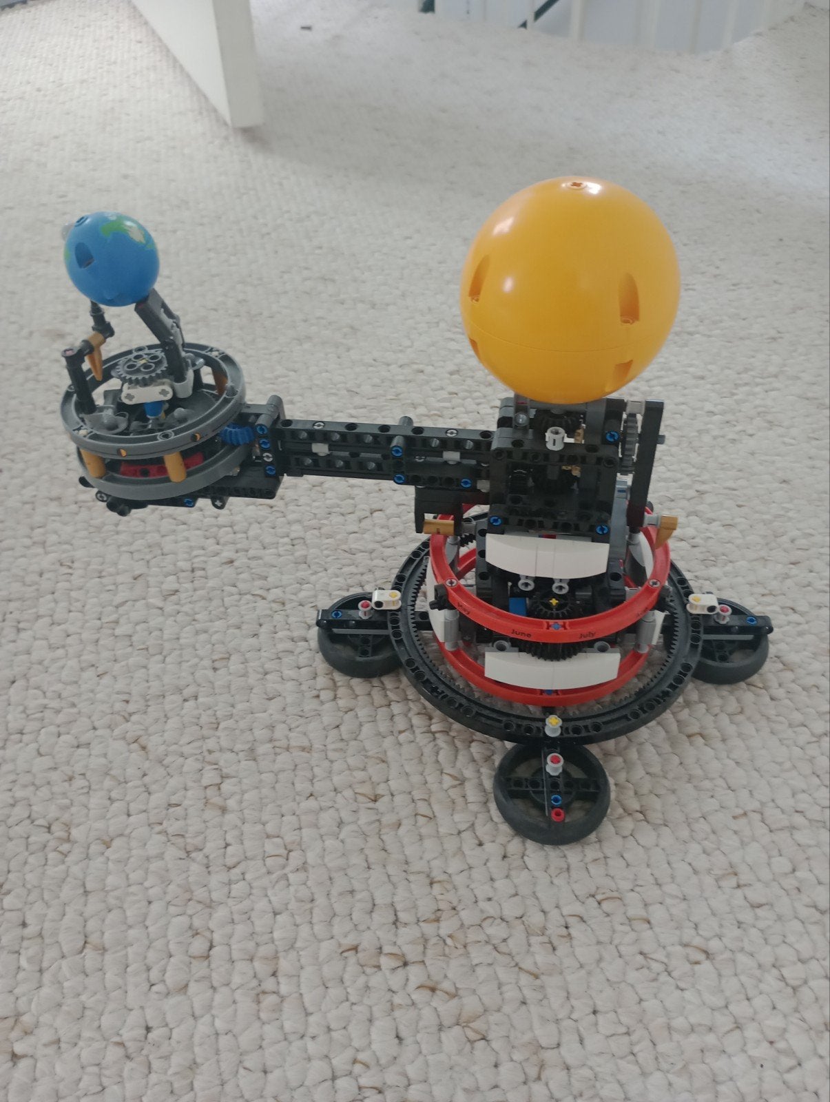 Lego Technic de aarde en de maan in beweging 42179, Lego, Ophalen of Verzenden, Zo goed als nieuw, Complete set