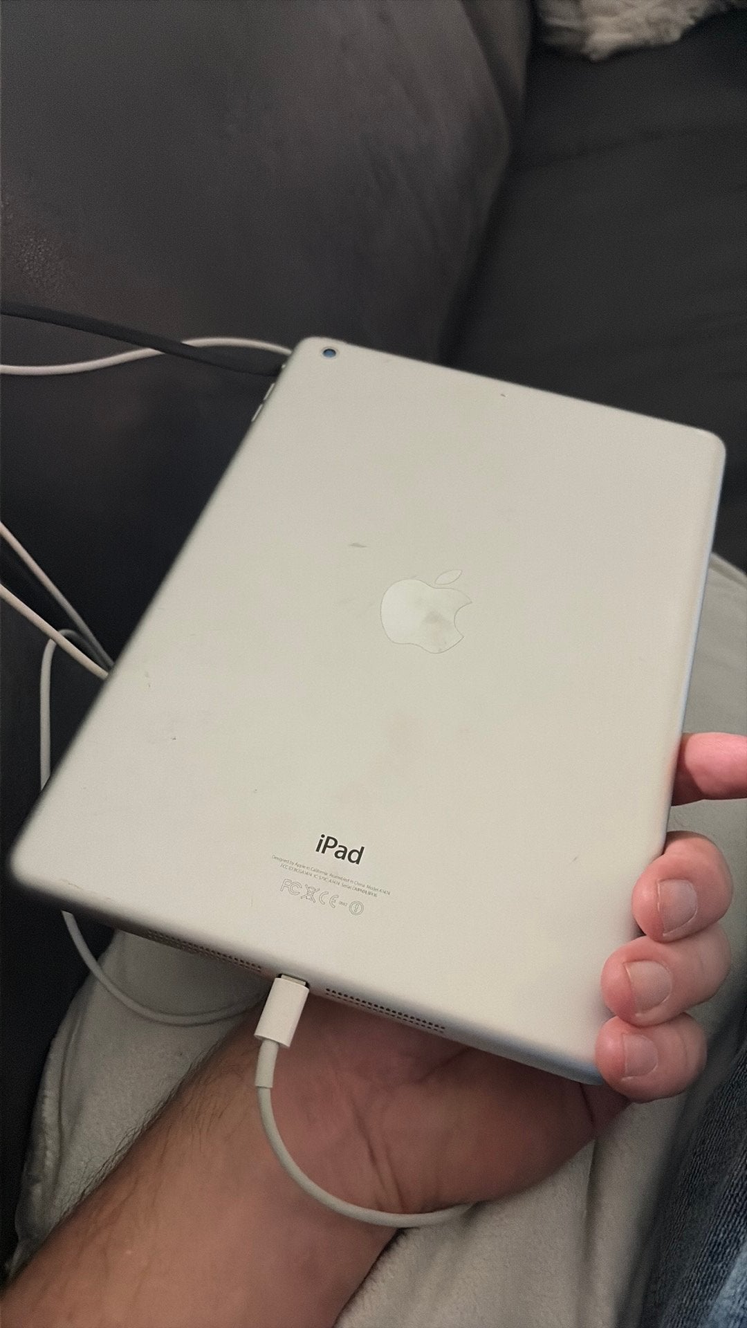 iPad Air 1e Generatie - 64 GB - Zilver Inclusief iOS 12.5.7, Computers en Software, 10 inch, Apple iPad Air, Ophalen of Verzenden