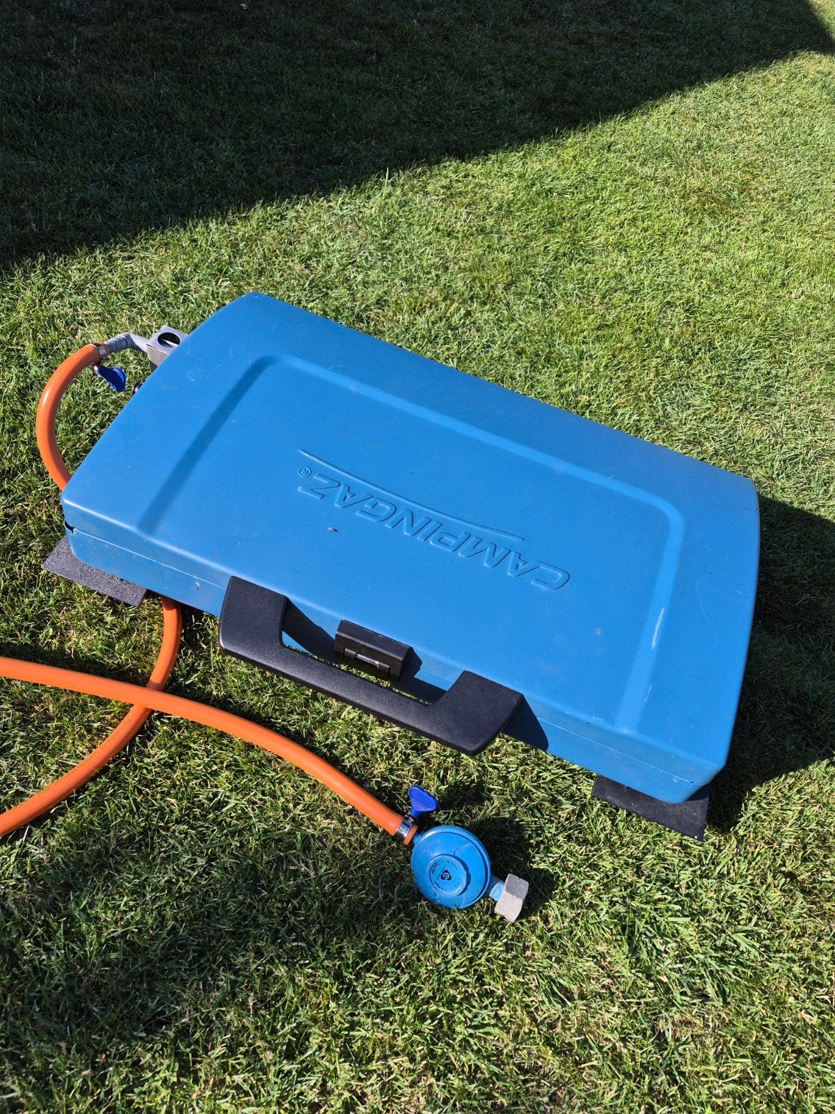 Campingaz gasbarbecue met poten - Ideaal voor camping, Ophalen, Gebruikt, Campingaz