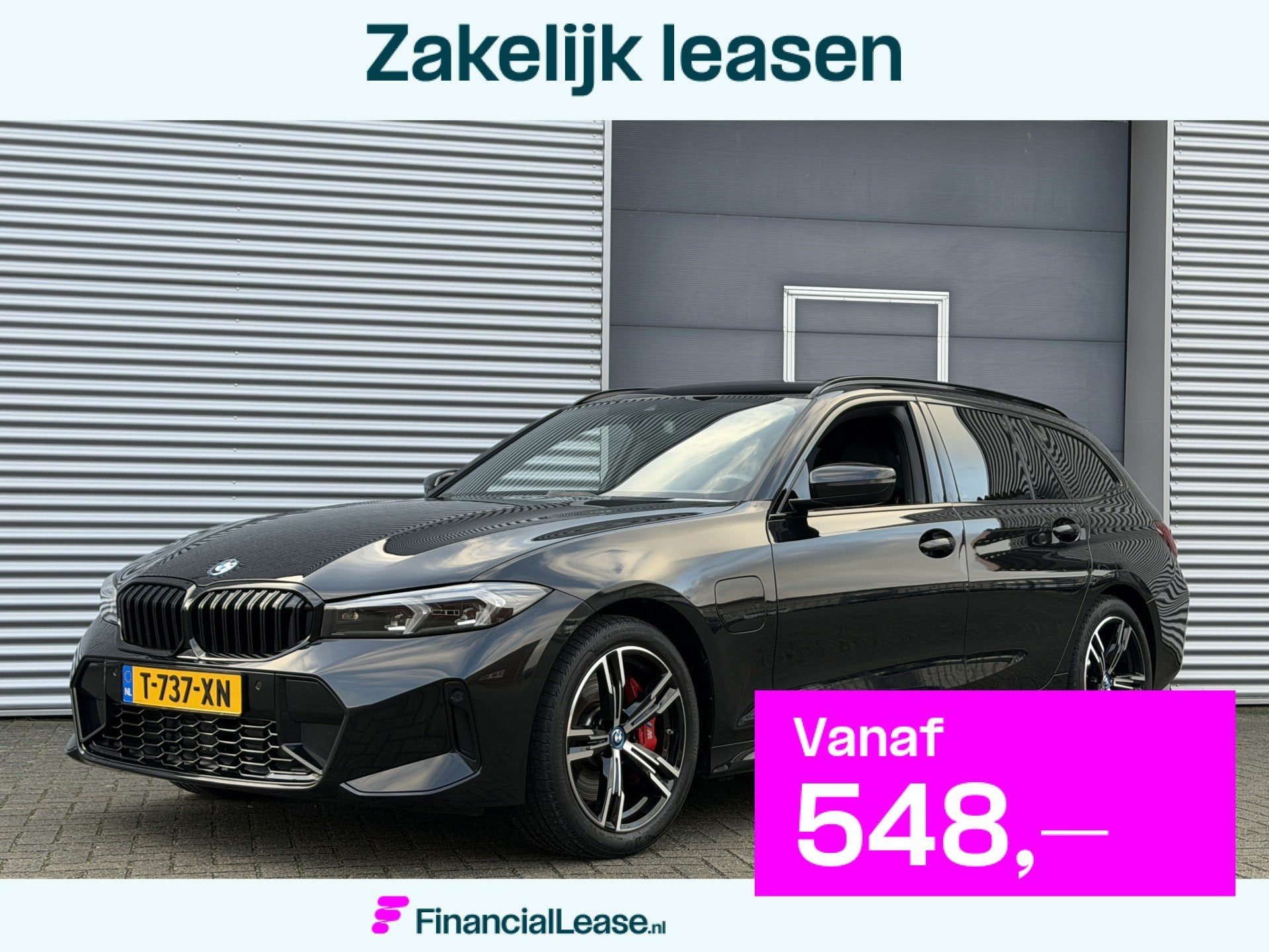BMW 3 Serie Touring 330e I Hybride I Aut. I M-Sport Pro I Le, Gebruikt, 4 cilinders, Zwart, Hybride Elektrisch/Benzine