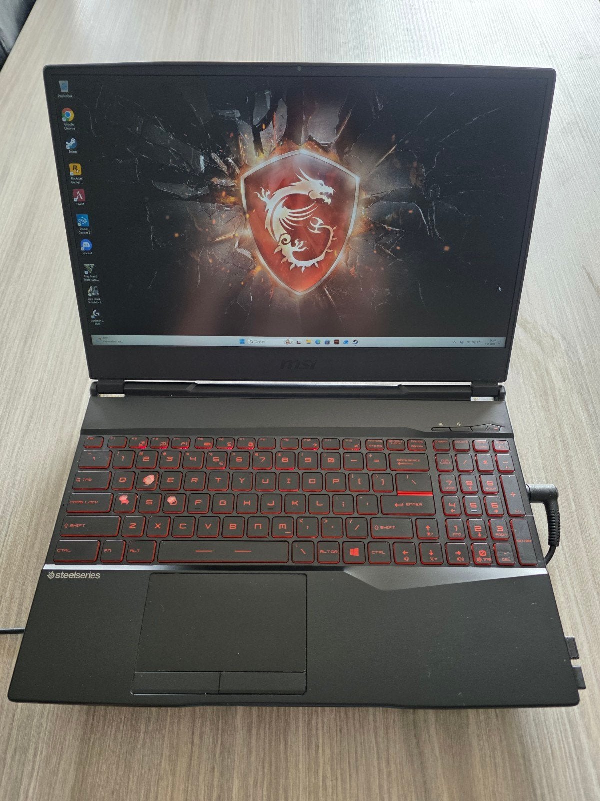 MSI GL65 9SE Gaming Laptop RTX2060, Computers en Software, Windows Laptops, Gebruikt, 2 tot 3 Ghz, Gaming, HDD