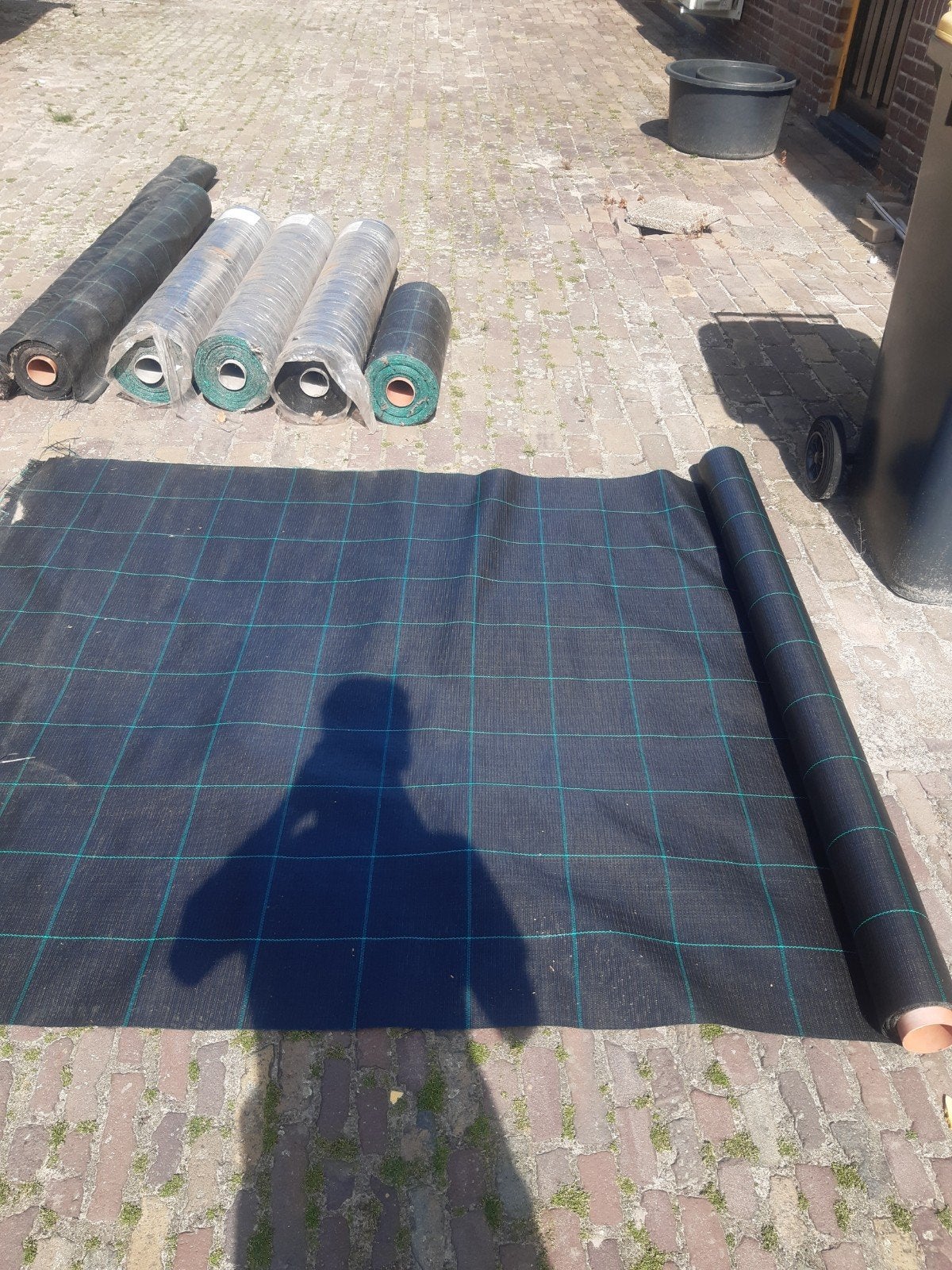 grondbedekking, Ophalen, Nieuw, 15 m² of meer, Doek
