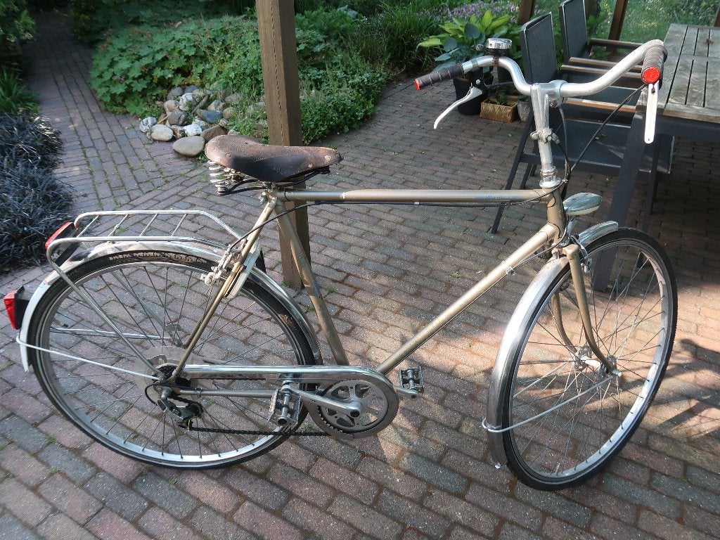 Vintage herenfiets 1975 ALTRA vitesse  helemaal origineel, Gebruikt, Velgrem, 49 tot 53 cm, Ophalen