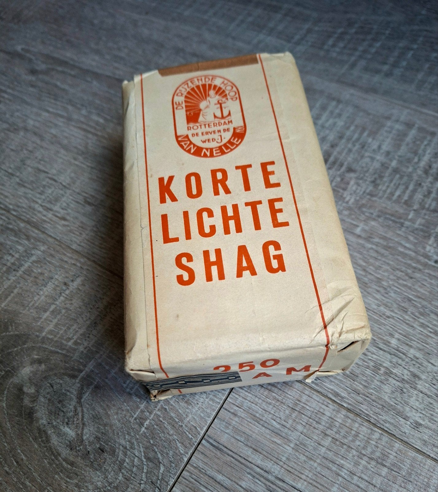 BAAL SHAG   jaren 60           -   VAN NELLE  ROTTERDAM, Ophalen of Verzenden, Zo goed als nieuw, Tabaksdoos of Verpakking