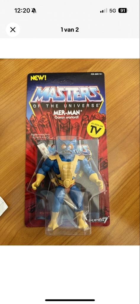 Masters of the Universe Mer-Man Super7 NIEUW, Ophalen of Verzenden, Nieuw