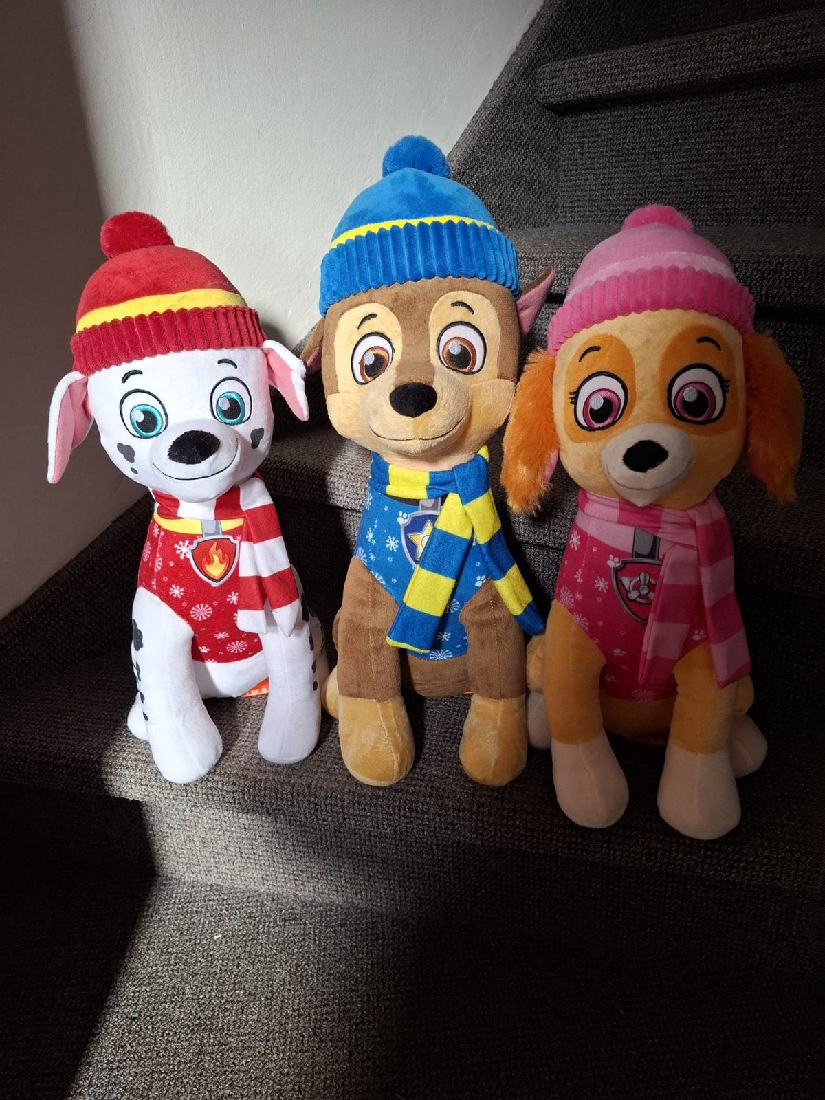 Paw Patrol knuffels groot (Chase,Marshall en Skye ), Overige merken, Overige typen, Ophalen of Verzenden, Zo goed als nieuw