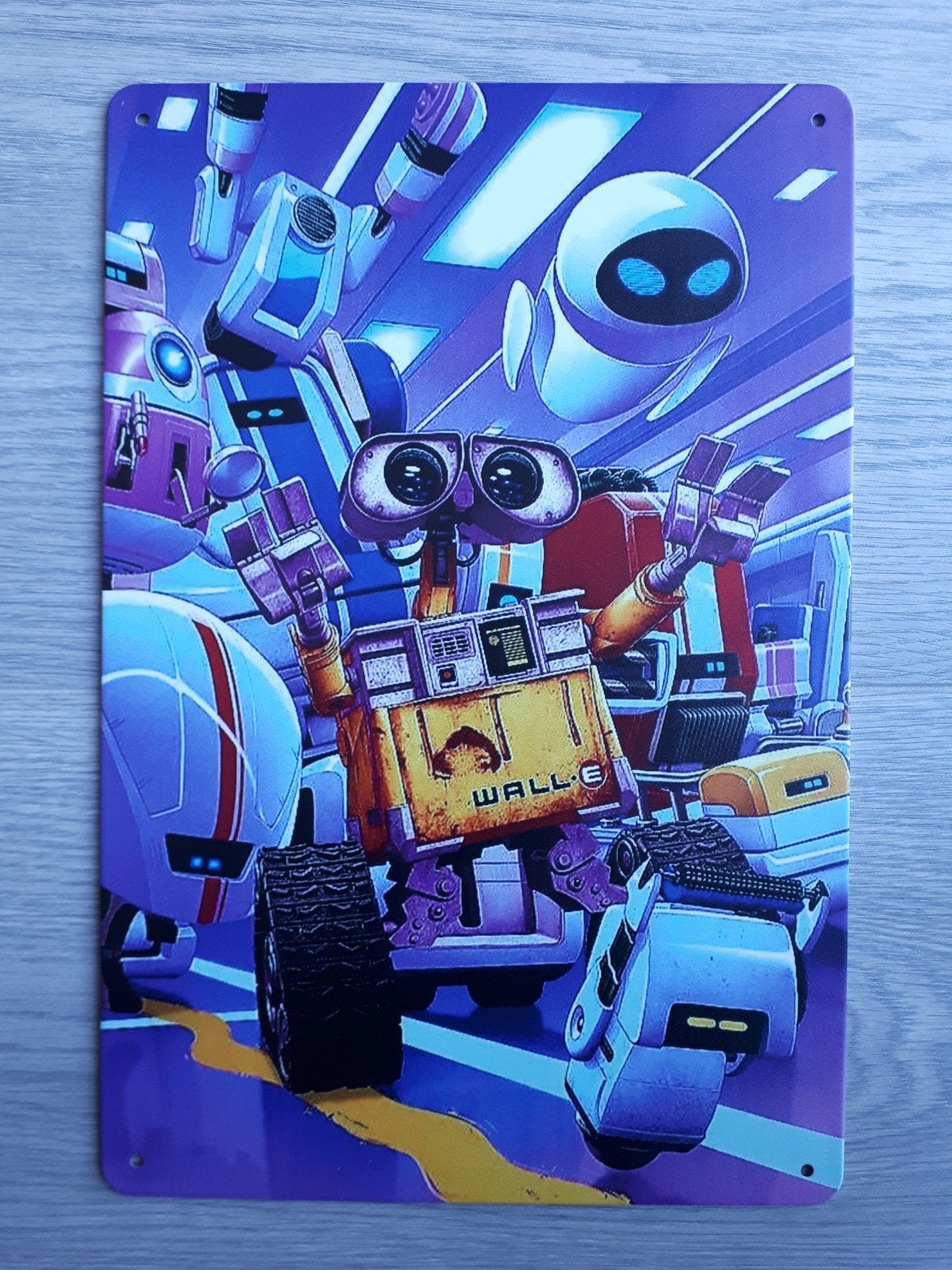 Wall-E 20x30 cm Metalen Reclamebord, Verzamelen, Verzenden, Nieuw, Reclamebord