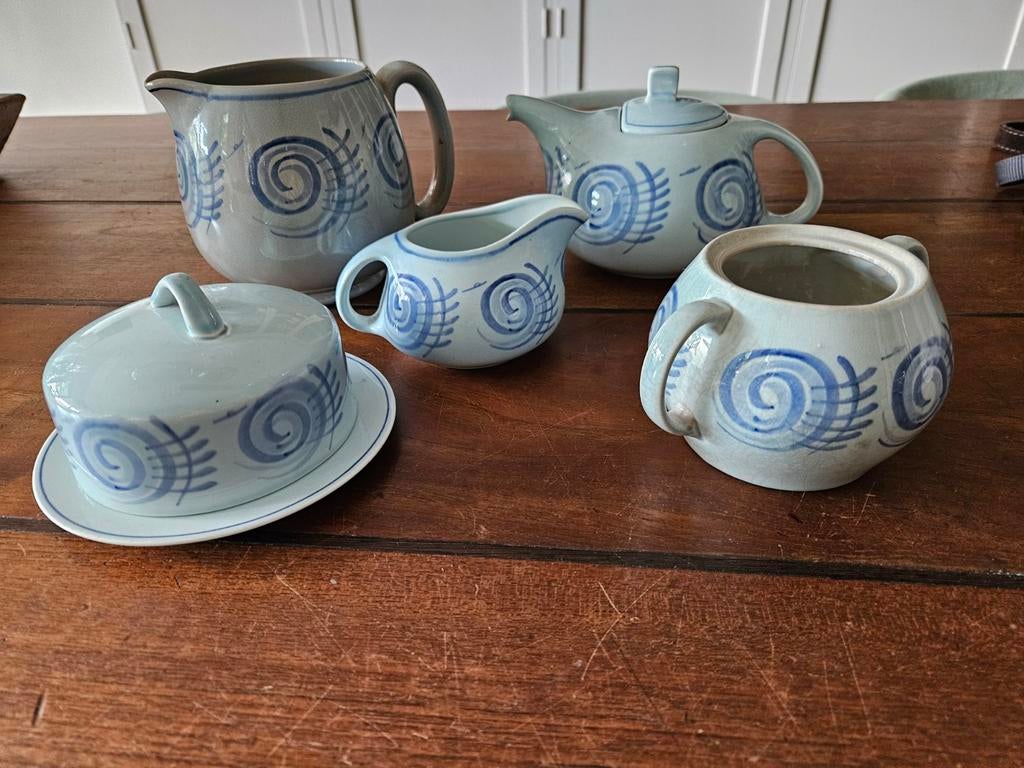 Susie Cooper Crownworks Servies - Art Deco, ca. 193, Ophalen of Verzenden